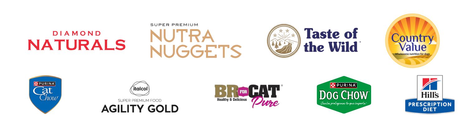 Marcas: Taste of the wild, Naturals Diamond, Nutra Nuggets, Country value, Naturo